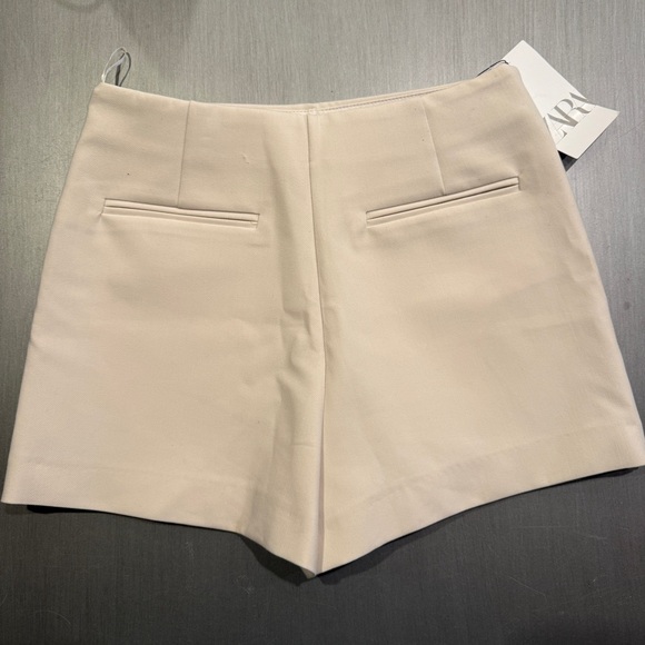 Zara Cream Ivory Mini Skort - Size M NEW with Tags! - Picture 2 of 6